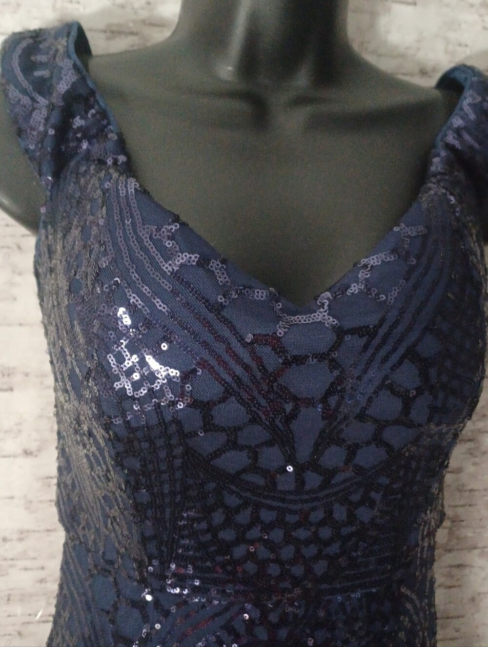 Missord Sequin Evening Gown Prom Sz S - Picture 5 of 8